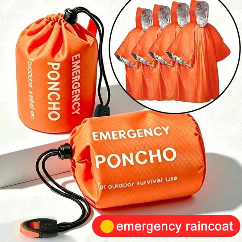 Kit de poncho de pluie d'urgen - Emergency Poncho Rain avis et prix